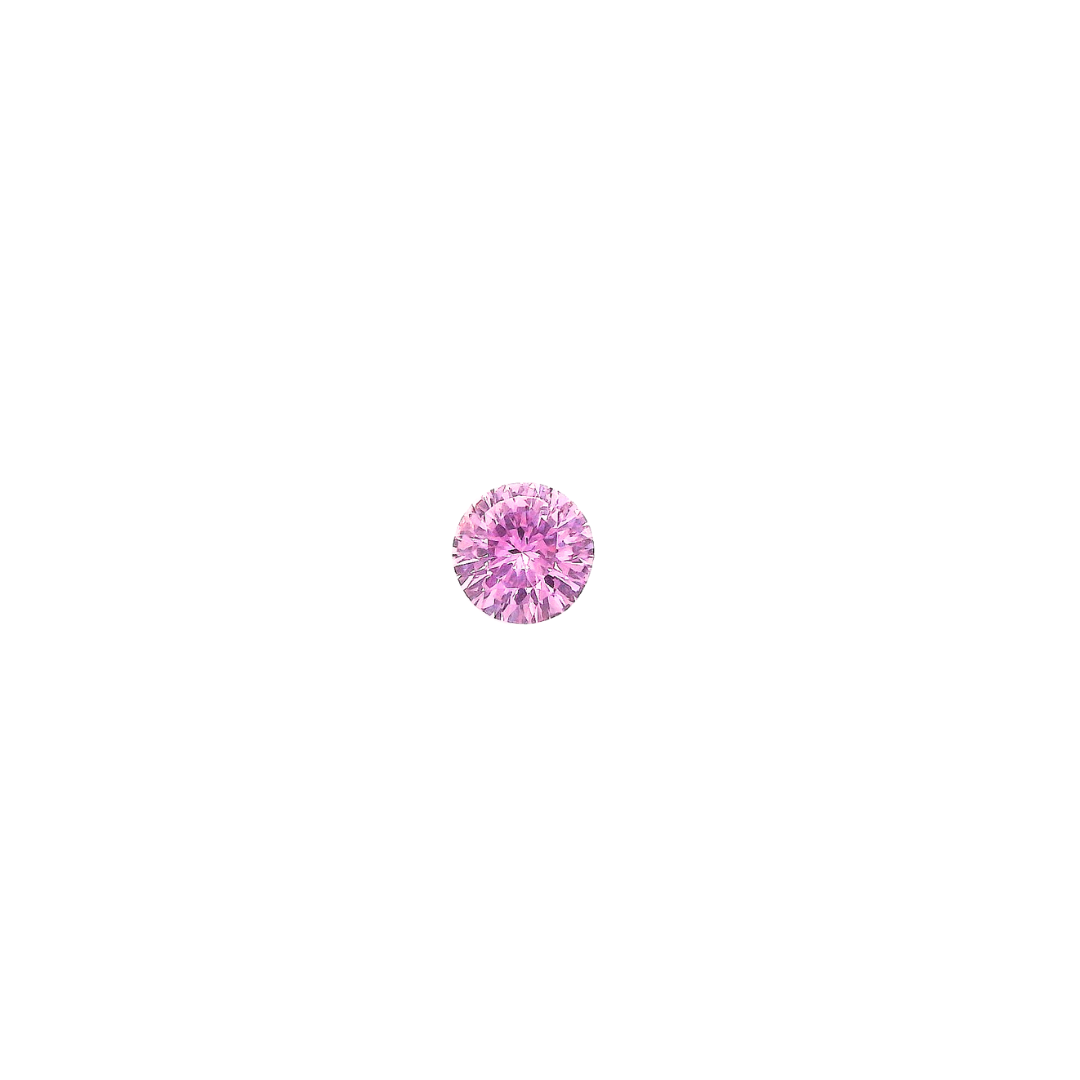 Saphir rose 0.35 carat - 4 mm