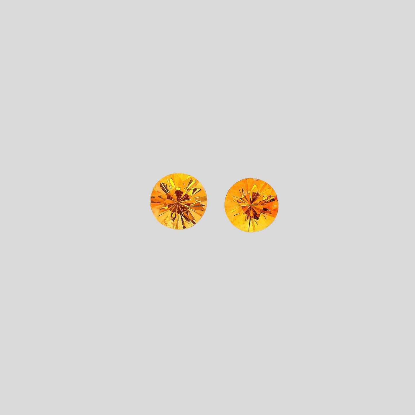 Paire de Grenats Spessartites 0.98 carat