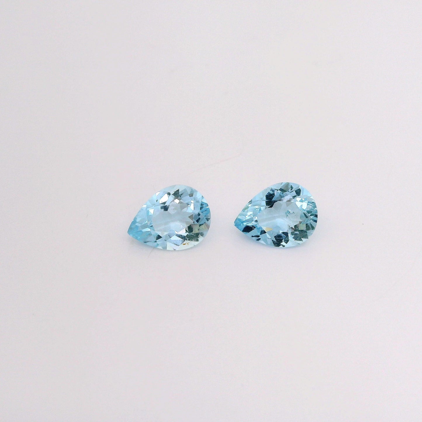 Paire d'Aigue-Marines  1,90 carat