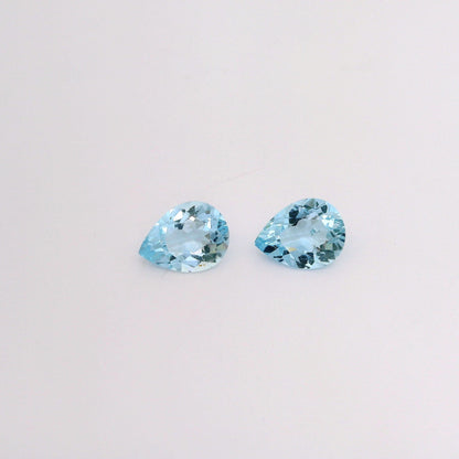 Paire d'Aigue-Marines  1,90 carat