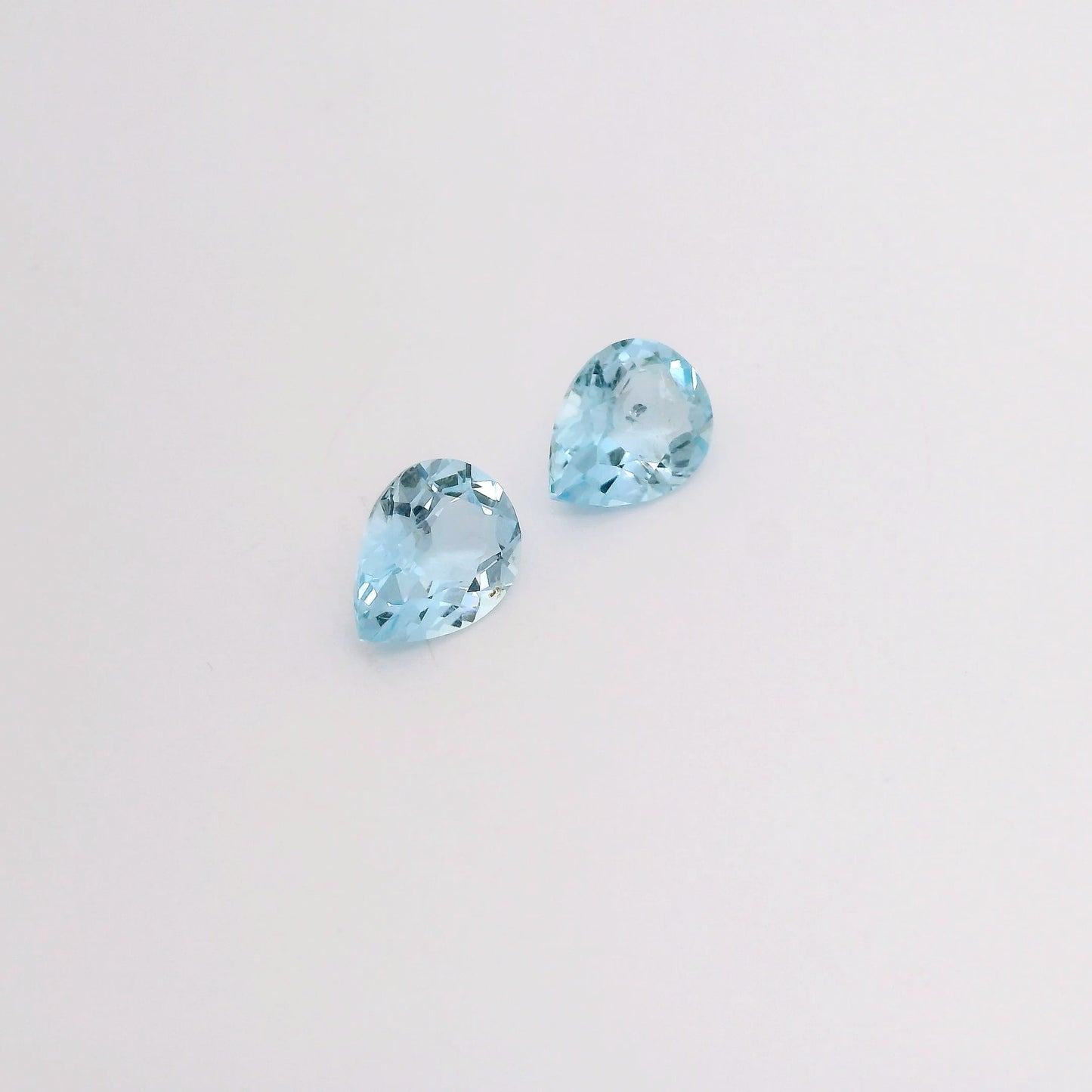 Paire d'Aigue-Marines  1,90 carat