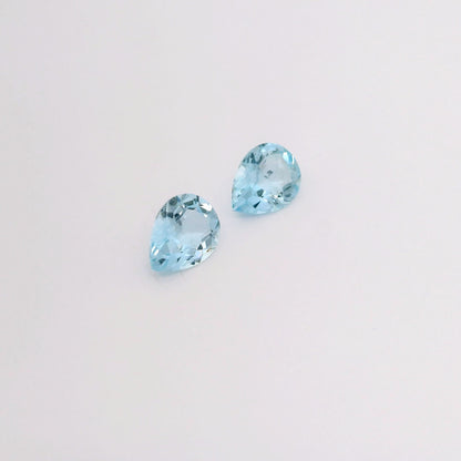 Paire d'Aigue-Marines  1,90 carat
