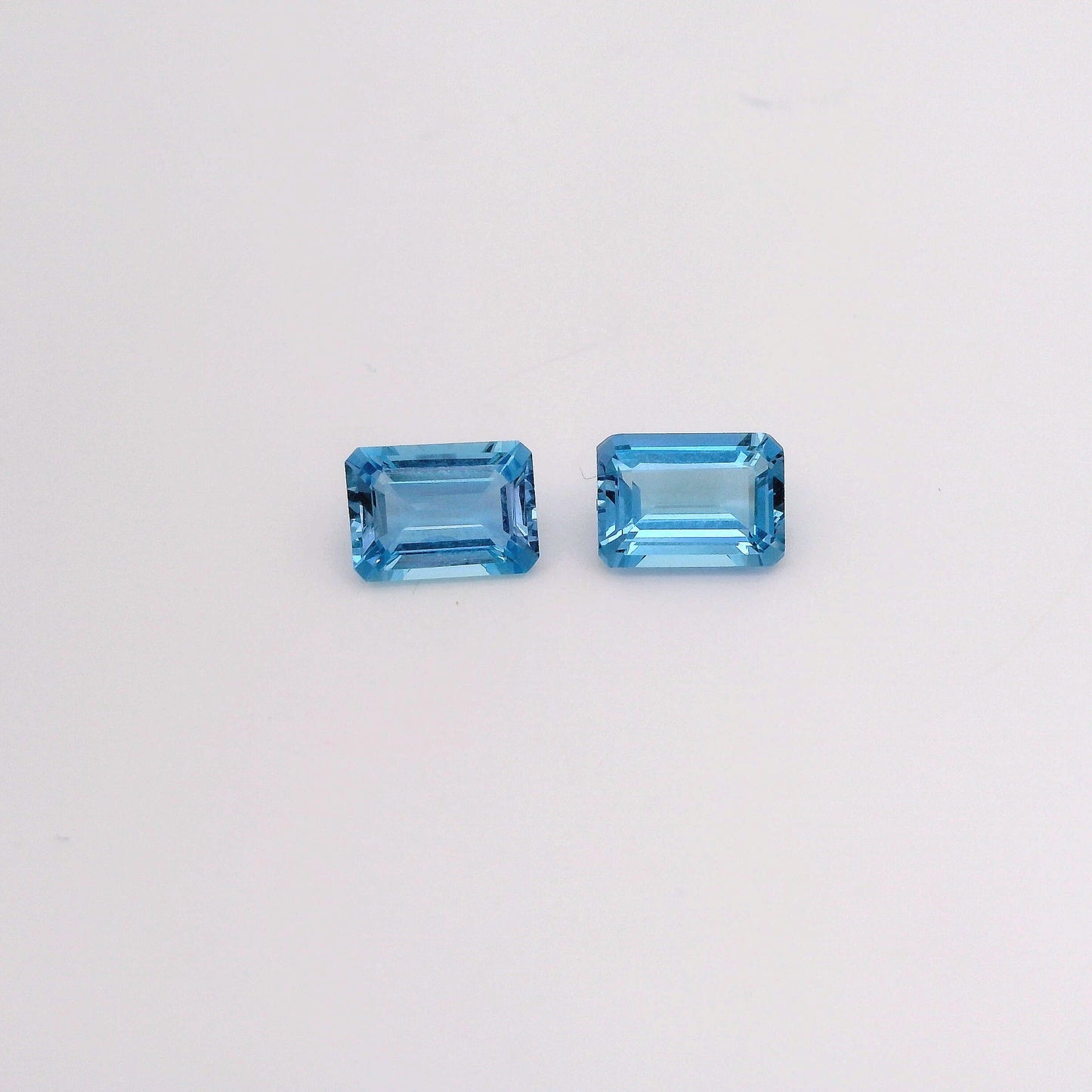 Paire d'Aigues-Marines Santa Maria 1.74 carat