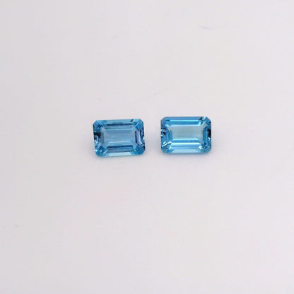 Paire d'Aigues-Marines Santa Maria 1.74 carat