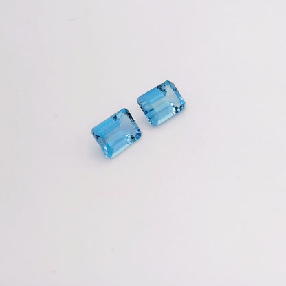 Paire d'Aigues-Marines Santa Maria 1.74 carat