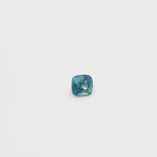 video de saphir teal bleu gris