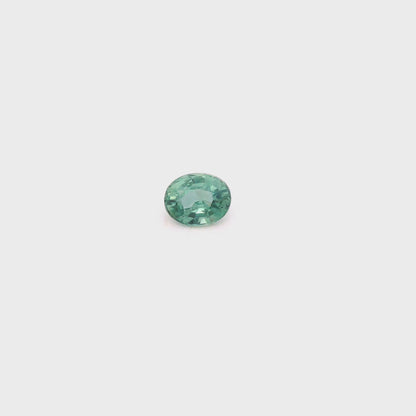 Saphir Teal 0.61 carat - 5.58 x 4.43