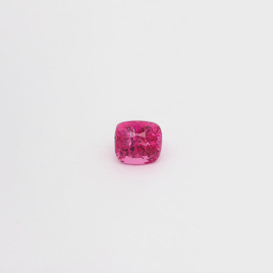 video  spinelle rouge de mahenge taille coussin 1.07 carat, pierreries gemmes france