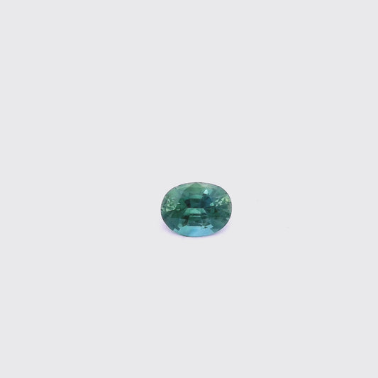 Saphir Teal 0.80 carat - 6.31 x 4.79 mm