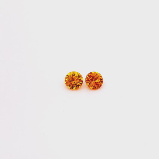 Paire de Grenat Spessartites 0.69 carat
