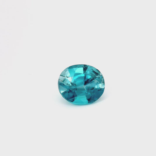 2,21 Karat blauer Zirkon