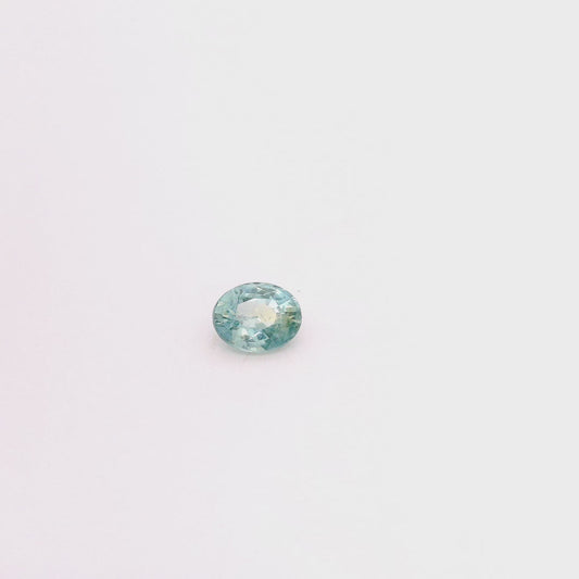 Saphir Teal 0.52 carat - 5.16 x 4.16