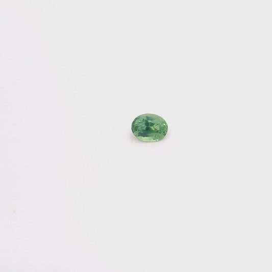 Saphir Teal 0.58 carat - 5.43 x 4.17 mm