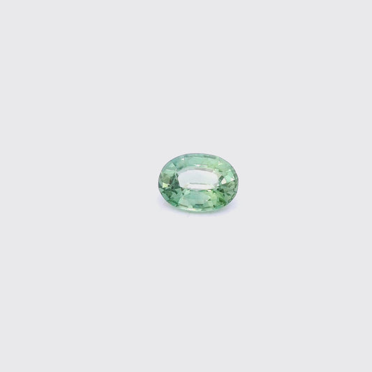 Saphir Teal 0.69 carat - 6.15 x 4.69 mm