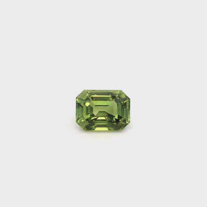 Saphir Vert 2.18 carats