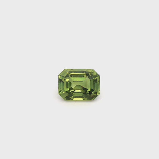 Saphir Vert 2.18 carats