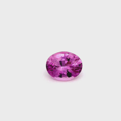 Saphir rose 0.99 carat