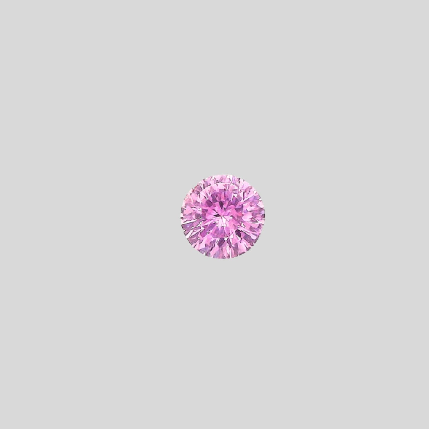 Saphir rose 0.35 carat - 4 mm