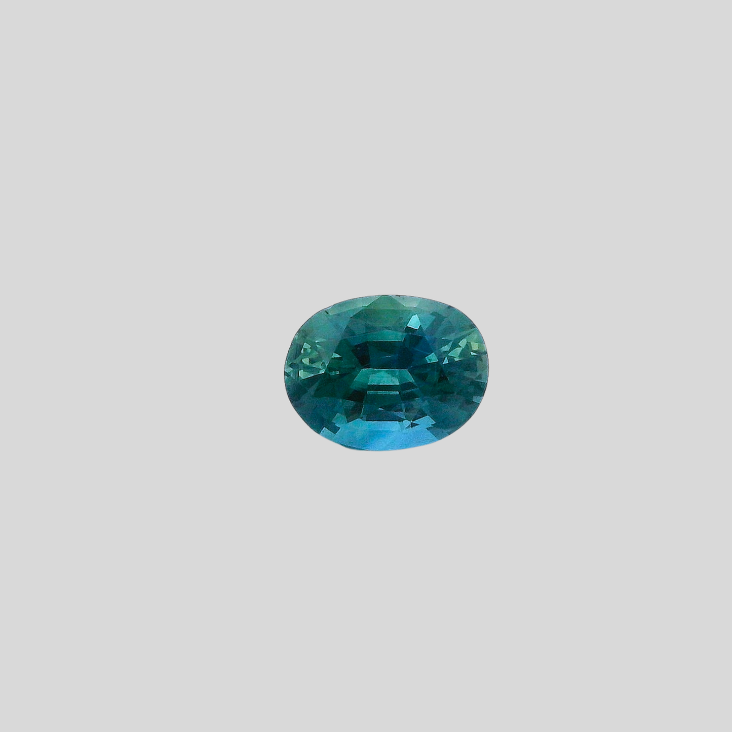 Saphir Teal 0.80 carat - 6.31 x 4.79 mm