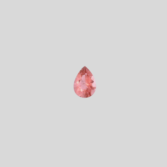 video de tourmaline forme de poire rose, 0.90 carat, pierreries gemmes france
