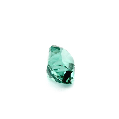 Tourmaline Lagoon 1,34 ct couleur vert-bleu naturelle, forme coussin
